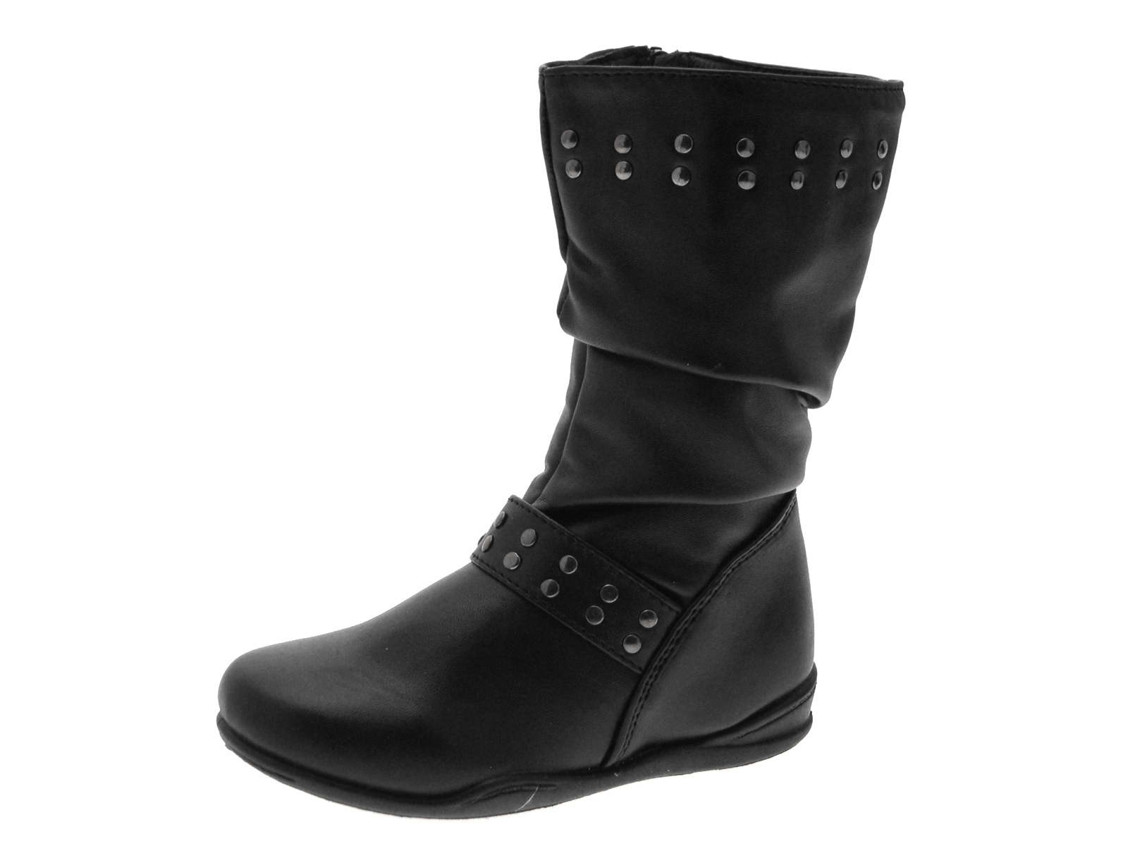mid calf studded boots